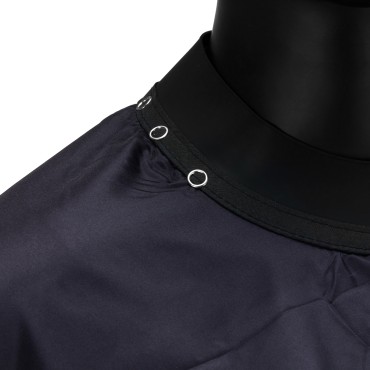 Barberkappe med elastik J-457 — nærbillede af armlæn