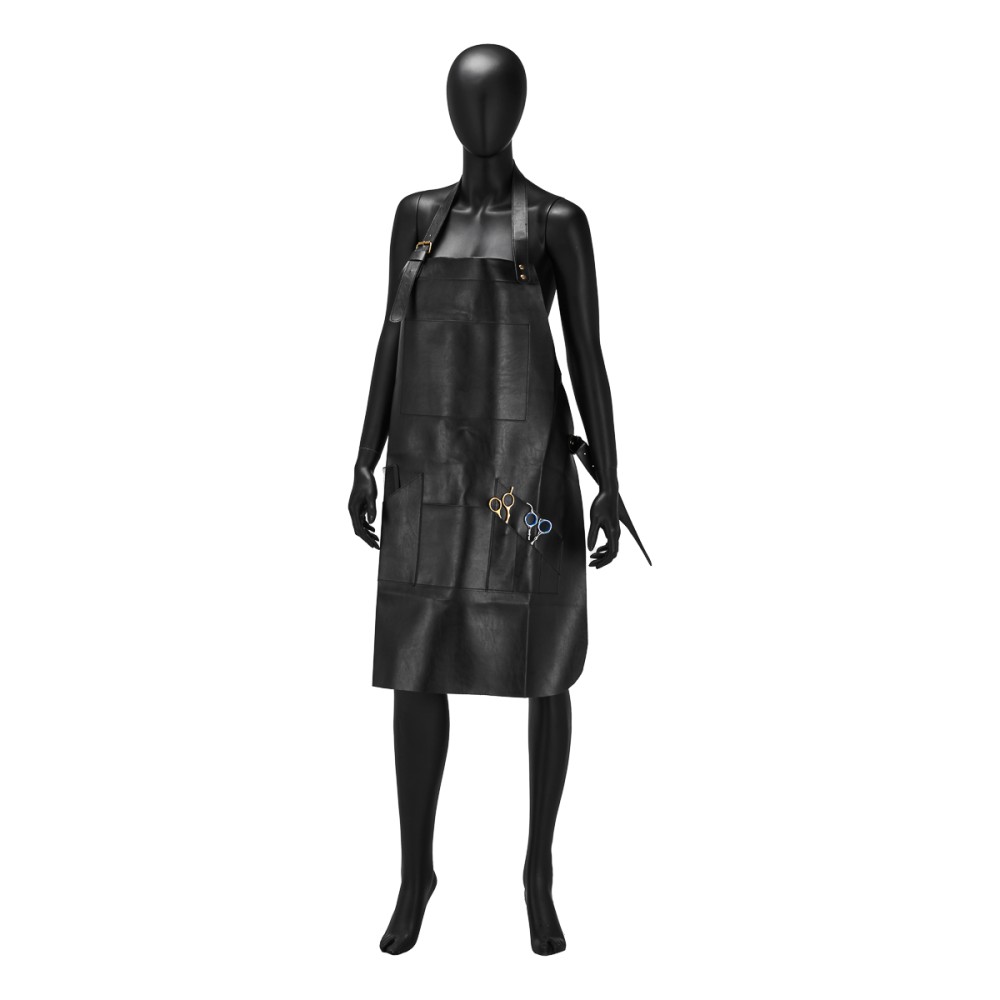 Tablier noir K-508 — vue de face