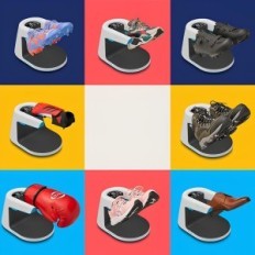 Utställning Shoefresh 300 sko torktumlare i automatisk enhet