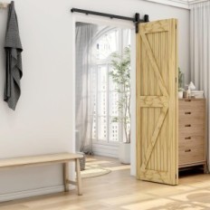 QinaIxQM Sling vrata sustav 100 cm 2 Drvena krila ne postavljaju