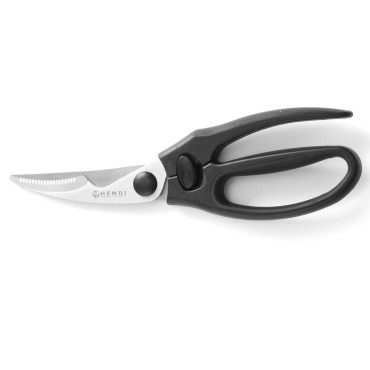 Tesoura de cozinha feita de aço carbono para aves - Hendi 856314