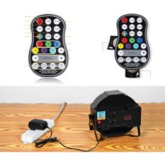 LED-Scheinwerfer U'King mit Fernbedienung, RGB, 6000 mAh-Batterie, 4 Stück.