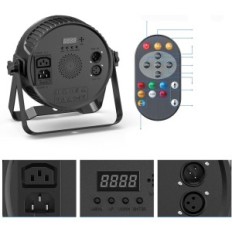 2 HOLDLAPPPOLPAPP RGBW 14x10W komplekt kaugjuhtimispuldi DMX sündmuse stseen