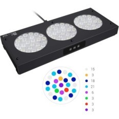 Gebrauchte Nicrew Hyperreef 150W LED-Beleuchtung für Meerwasseraquarien, volles Spektrum