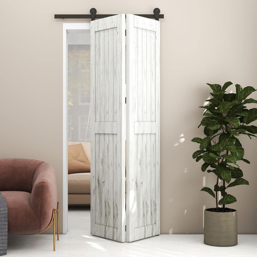 BOUNIAJUY F04STS Sistema di porte da 122 cm 58 cm solido solido