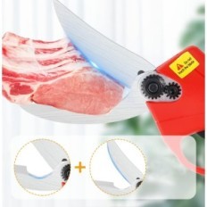 Ciseaux de cuisson électriques endommagés pour os de la volaille de poisson et de légumes