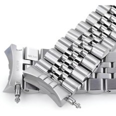 Miltat ιμάντα 20 mm για ρολόι Seiko 5-40 mm Matte χάλυβα μέγεθος L