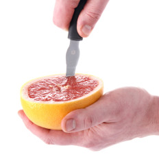 Mes voor citrus gemaakt van roestvrij staal - Hendi 856185