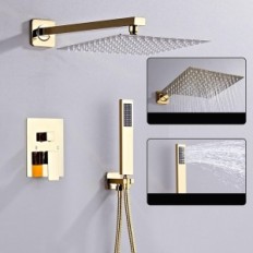 Sanitemodar LYXT-AC-WHW-30-GOLD GOLDEN 30X30 CM Bruser Set