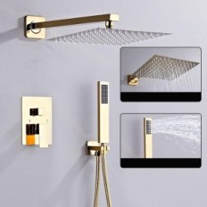 Sanitemodar LYXT-AC-WHW-30-GOLD GOLDEN 30X30 CM Bruser Set