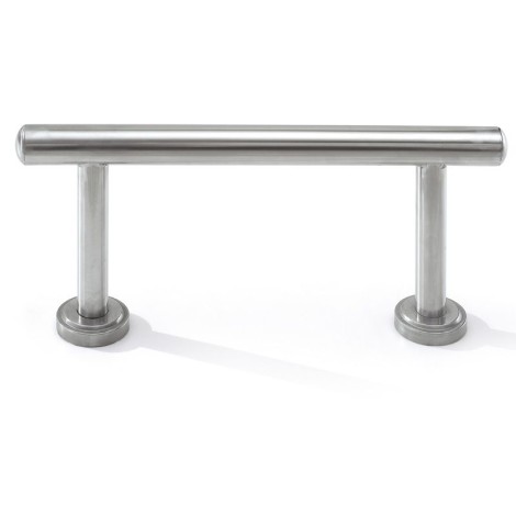 Gabbiano Friseurfussstütze 90 inox — Vorderansicht