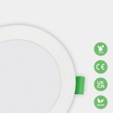 Used Set of 6 LED Spots LED ALUSSO 19-25W 3000-6500K