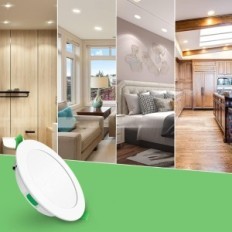 Használt készlet 6 LED rések ALUSSO 19- 25W 3000- 6500K