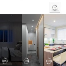 Használt készlet 6 LED rések ALUSSO 19- 25W 3000- 6500K