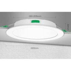 Conjunto utilizado de 6 manchas LED llevó a Alusso 19-25W 3000-6500K