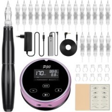 Permanent Makeup Kit Biomaser P30 Pen Power Supply Needle