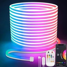 LED Tape Neon Lamomo 20m elastisk vandtæt RGB Lighting Tape