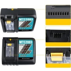 "ShGeen Mtc2003 Li-Ion DC18RC" įkroviklis su LED į MAKITA BL1860