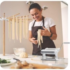 Použité opravdové kuchyně z nerezové oceli nudle pro Lasagne a Ravioli