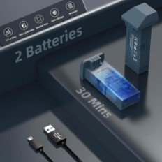 Brukte Dron X-Imvnlei X15 YNMY15P med 2 kameraer, 40km / t, WiFi 5 GHz, FPV