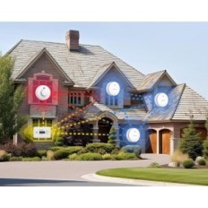 Wireless WIDEASAPLARM WIRELDS ALARMS KIT1-3S1C1H-R8 DYM / CO