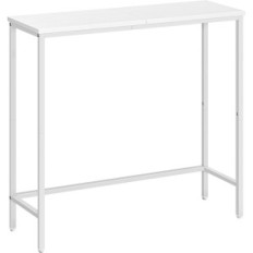Console Table Hoobro Slim WW75xG01 Metal White Frame Exhibition