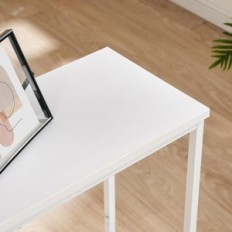 Konsooli table Hoobra Slim WW75XG01 Metal White Frame'i näitus
