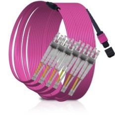 Xwywx MPO-LC 12 Fiber optic cable 20m Network optical cable