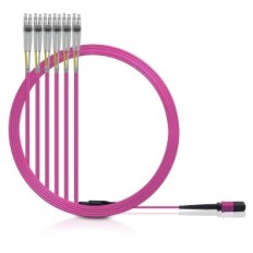 Câble optique optique de réseau XWYWX MPO-LC 12 Câble de fibre optique de 20 m