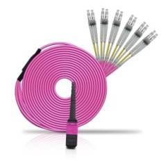 XWYWX MPO-LC 12 Cable de fibra óptica de 20 m Cable óptico de red