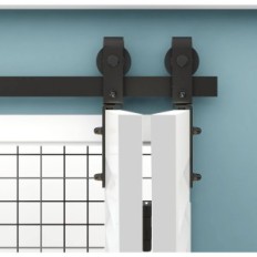 Sistema hasta 2 puertas correderas TSMST F33SFS 100 cm Kit de montaje de puerta