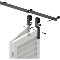 Systém Až 2 Posuvné dvere TSMST F33SFS 100 cm Ulożenie dverí