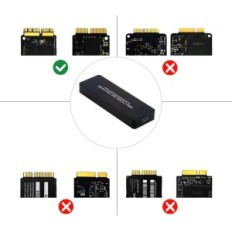 Portative SSD-Gehäuse USB 3.2 für MacBook Air / Pro 2013-2017