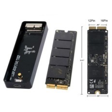 Portive SSD korpusas USB 3.2 "MacBook Air / Pro 2013-2017"