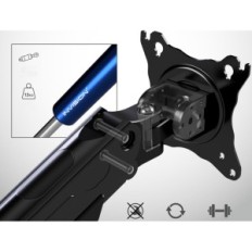 Monitor holder InVision MX450 24-40 "VESA 75-100mm 2-15kg