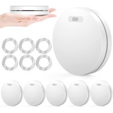 Conjunto de 6 Sensores de fumaça Xindum 85 função de função DB