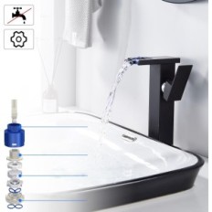 Μπαταρία μπάνιου Kekbon Kob6153BT Υψηλά στόμα 226 mm χωρίς μπαταρία