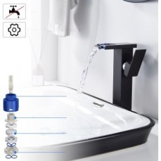 Μπαταρία μπάνιου Kekbon Kob6153BT Υψηλά στόμα 226 mm χωρίς μπαταρία