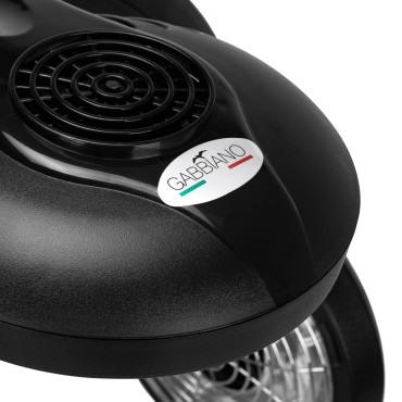 Gabbiano infrazon de pé GL-505S preto — close-up da superfície