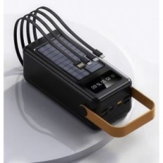 Powerbank ACL PW53 80000mAh Solar with Flashlight Loading Station Travel