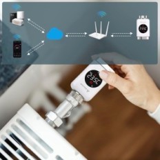 Set od 3 termostata WiFi Salcar Trv801w Alexa / Google Tuya bez izložbe Gaing