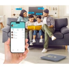 Ljestvica HealthKeep, Bluetooth, 180 kg, Nie-originalna ambalaža