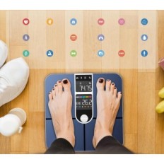 Healthepepeep podlahové stupnice, Bluetooth, 180 kg, nie-originální balení