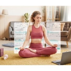 Bilancia da pavimento sanitaria, Bluetooth, 180 kg, confezione Nie-originale