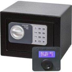 Beschädigtes Safe mit temporärer Verzögerung Genie Hand TLS-CD, 4 AA, 9,8 Liter