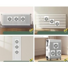 Oppvarming Vifte Ecocalm KP-CRV2401 med termostat og magneter