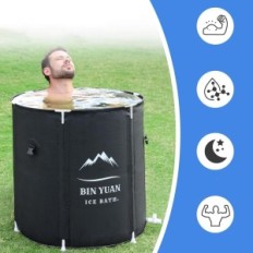 Golf d'Iceberg pliable pour adultes avec couvercle 80 x 75 cm Noir