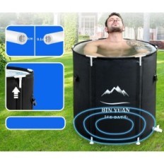 Golf d'Iceberg pliable pour adultes avec couvercle 80 x 75 cm Noir