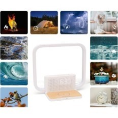 Lampe Night Rettyung AJ310A avec réveil Emble East