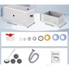 Yuchengtech 22L 40x24x23 cm Fat Separator kaubanduslikuks kasutamiseks